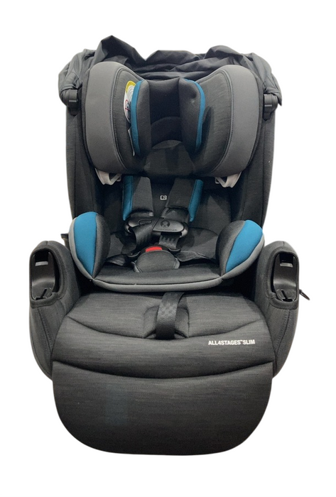 Shop Evenflo All4Stages Slim 4-in-1 Convertible Car Seat, 2025, with Canopy, Baker Gray at GoodBuy Gear