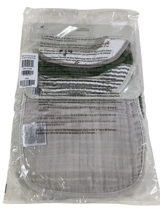 Shop Little Unicorn Cotton Muslin Classic Bib (3 Pack), Forest Friends 2 at GoodBuy Gear