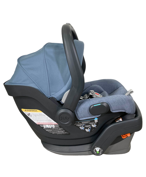 UPPAbaby MESA V2 Infant Car Seat, 2023, Gregory (Blue Melange Merino Wool)