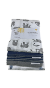 Shop Burt's Bees Baby Burp Cloths, 5-Pack, Wandering Elephants at GoodBuy Gear