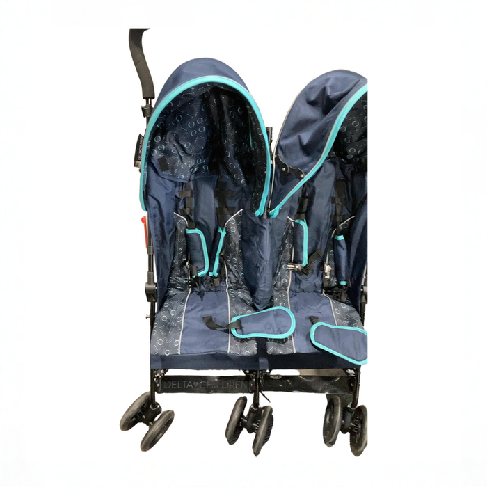 Shop Delta Children LX Side by Side Tandem Umbrella Stroller, 2026, Night Sky at GoodBuy Gear