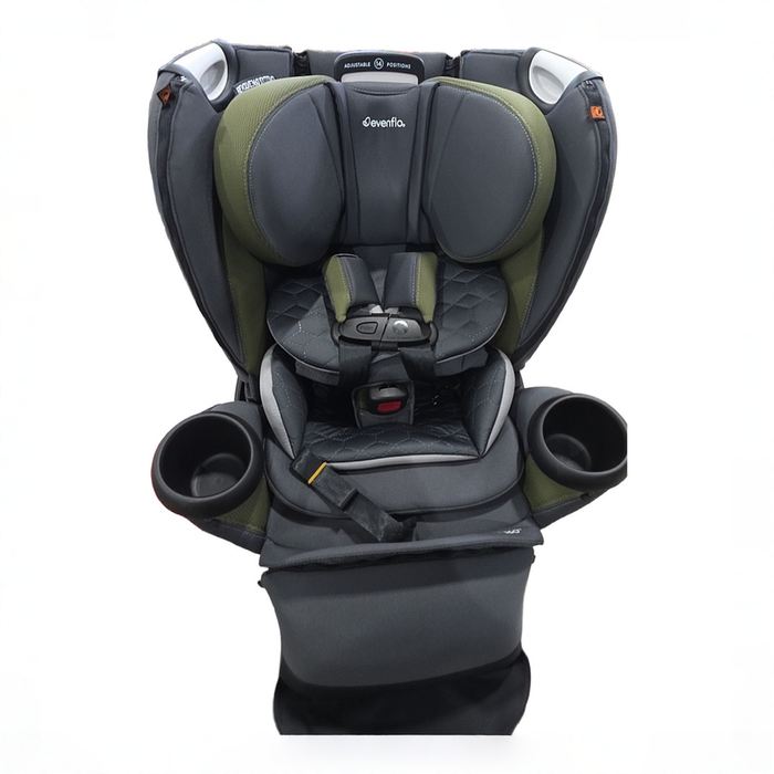 Shop Evenflo Revolve 360 Extend All-in-One Rotating Car Seat with Quick Clean Cover, 2025, Rockland Green at GoodBuy Gear