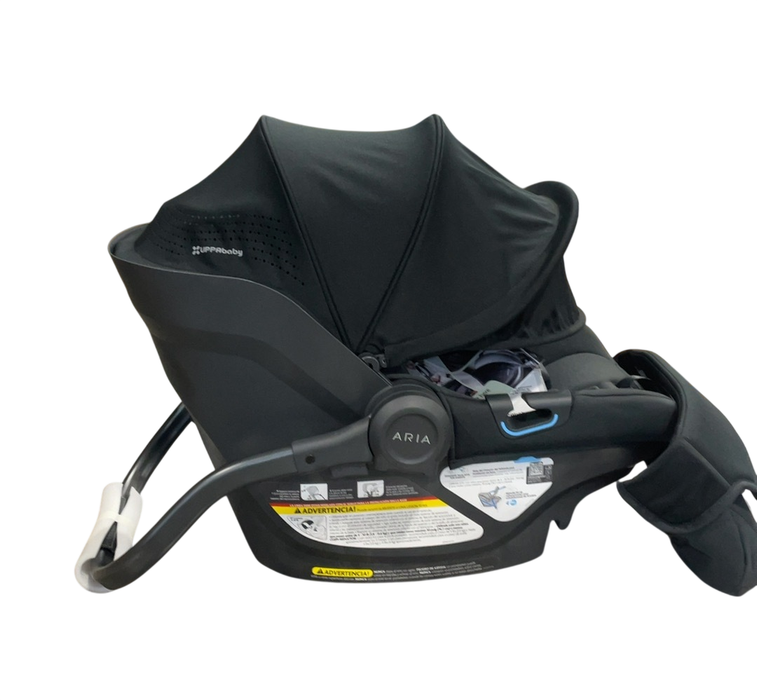 Shop UPPAbaby Aria V2 Infant Car Seat, 2025, Jake (Charcoal/Black Leather) at GoodBuy Gear