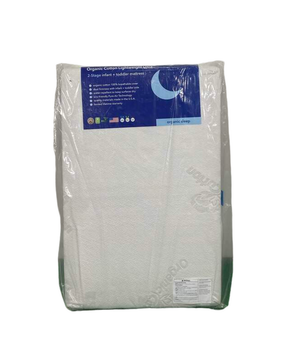 Shop Organic Dream Organic Cotton 2-Stage Lightweight Ultra Crib Mattress, White at GoodBuy Gear