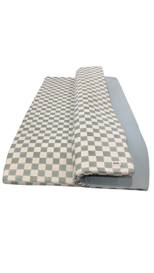 Shop Toki Kids Mega Padded Play Mat 55" x 55", Checker Matcha at GoodBuy Gear