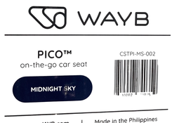 Shop WAYB Pico Portable Car Seat, 2023, Midnight Sky at GoodBuy Gear