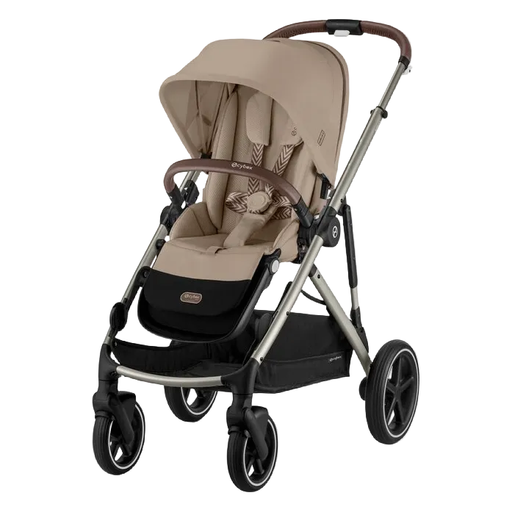 Shop Cybex Gazelle S Modular Stroller, 2026, Almond Beige, Taupe Frame at GoodBuy Gear