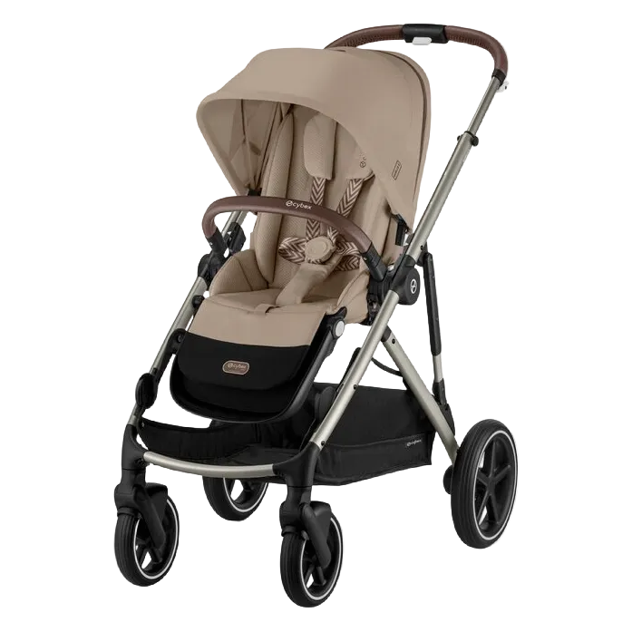 Shop Cybex Gazelle S Modular Stroller, 2026, Almond Beige, Taupe Frame at GoodBuy Gear