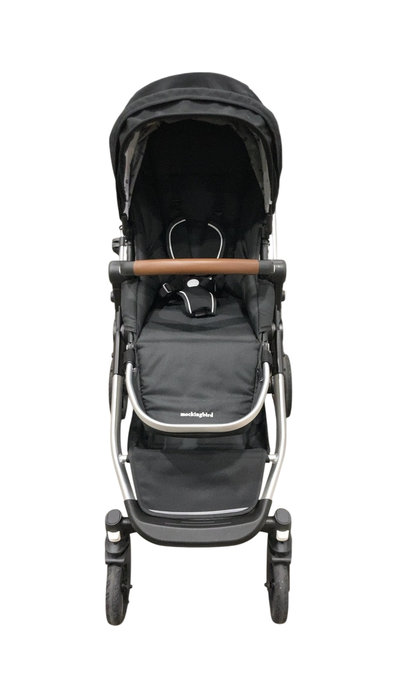 Shop Mockingbird Single to Double 2.0 Stroller, Black, Watercolor Drops, Silver With Penny Leather, 2025 at GoodBuy Gear