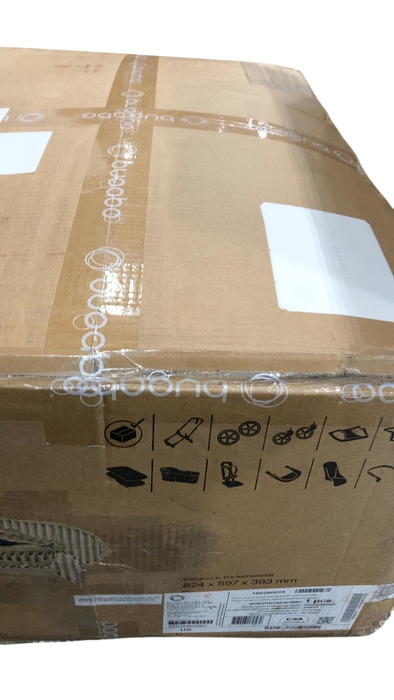 Shop Bugaboo Kangaroo Single To Double Stroller, 2024, Black, Midnight Black, Misty White at GoodBuy Gear