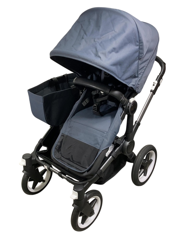 Bugaboo Donkey 5 Mono Stroller, 2021, Graphite, Stormy Blue, Stormy Blue