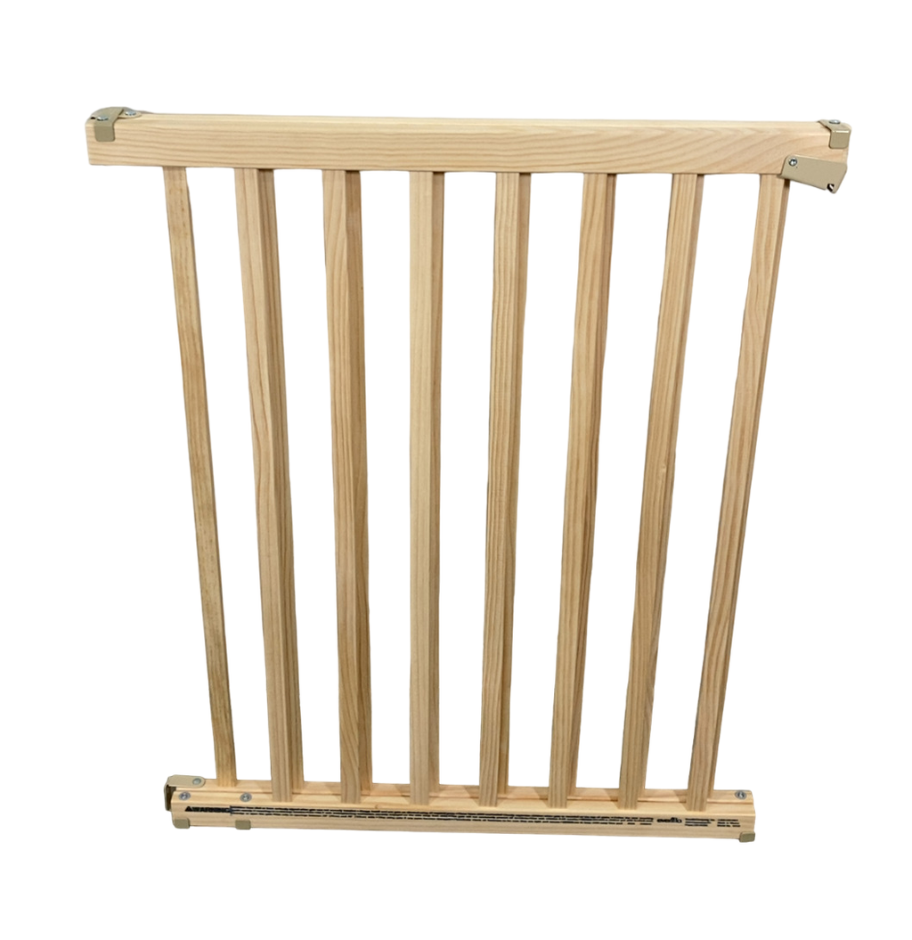 Evenflo Easy Walk-Thru Top Of Stairs Gate, Natural Wood