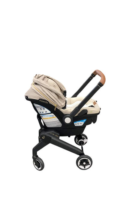 Shop Evenflo Gold Shyft Dual Ride Infant Car Seat Stroller Combo, Champagne, 2024, with Green/Gentle Fabric at GoodBuy Gear