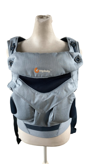 Shop Ergobaby 360 All Positions Cool Air Mesh Baby Carrier, Chambray at GoodBuy Gear