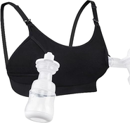 Shop Momcozy Hands-Free Nursing And Pumping Bra, Medium, Black at GoodBuy Gear