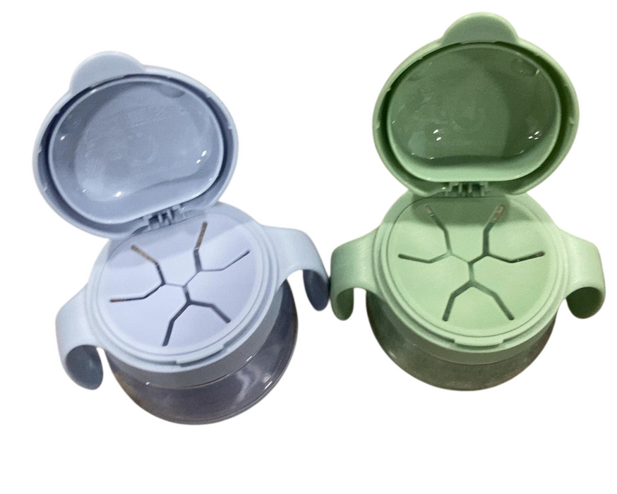Shop Ubbi Tweat Snack Containers, Sage + Cloudy Blue at GoodBuy Gear