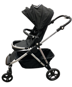 Shop Mockingbird Single 2.0 Stroller, 2025, Black, Silver With Black Leather, Watercolor Drops at GoodBuy Gear