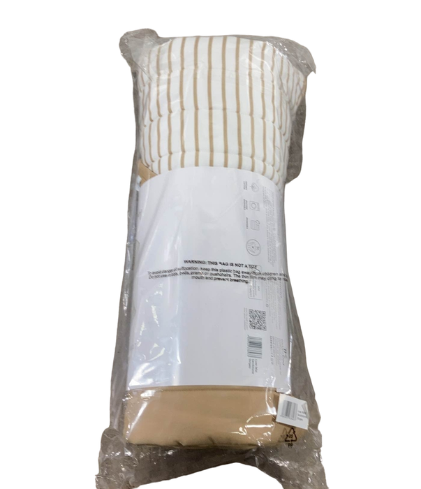 Shop Toddlekind Luxe Organic Cotton Reversible Playmat The Snuggle Mat, Stripes Sandstone at GoodBuy Gear