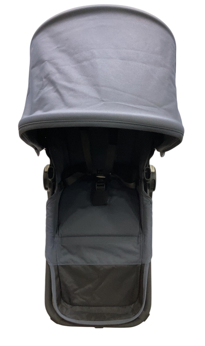 Shop Bugaboo Donkey 5 Duo Extension Set, 2024, Black Frame, Stormy Blue, Stormy Blue, with Canopy at GoodBuy Gear