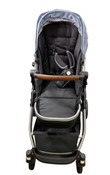 Shop Mockingbird Single to Double 2.0 Stroller, 2024, Sea, Silver With Penny Leather, Windowpane at GoodBuy Gear