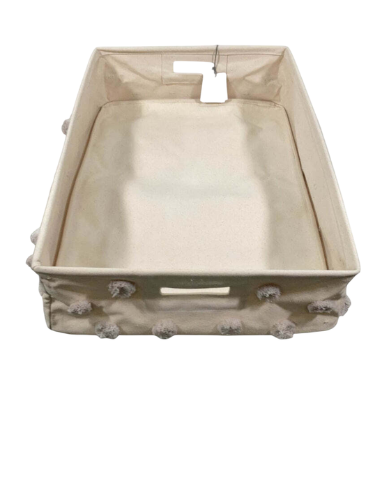 Shop Pehr Hide Away Basket, Grey, Large at GoodBuy Gear