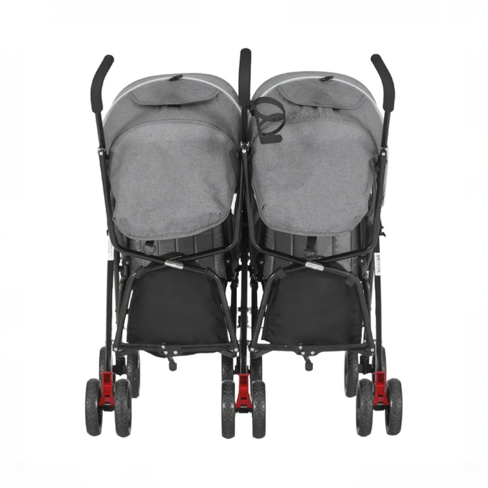 Shop Dream On Me Volga Twin Umbrella Stroller, Dark and Light Grey at GoodBuy Gear