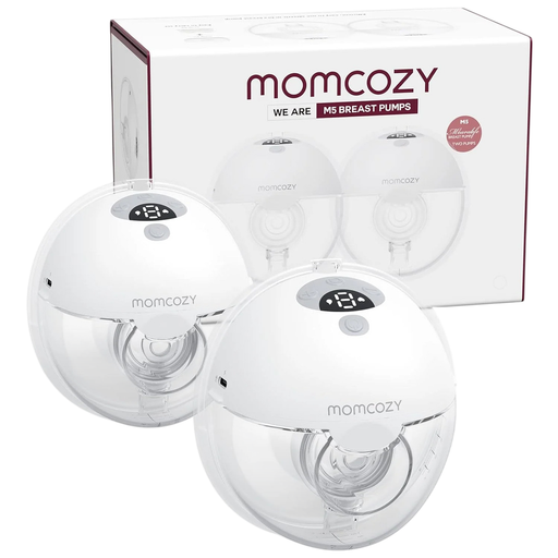 Shop Momcozy All-in-one M5 Double Wearable Breast Pump, Quill Grey at GoodBuy Gear