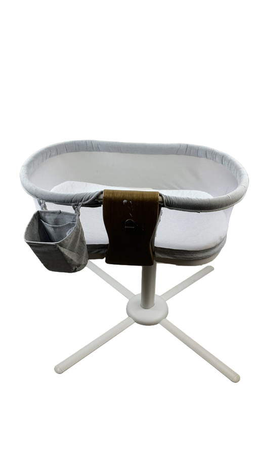 Shop Halo BassiNest Swivel Sleeper Luxe Series, Grey Tweed at GoodBuy Gear