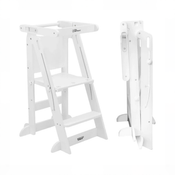 Shop Little Partners Learn ‘N Fold Learning Tower, Soft White at GoodBuy Gear