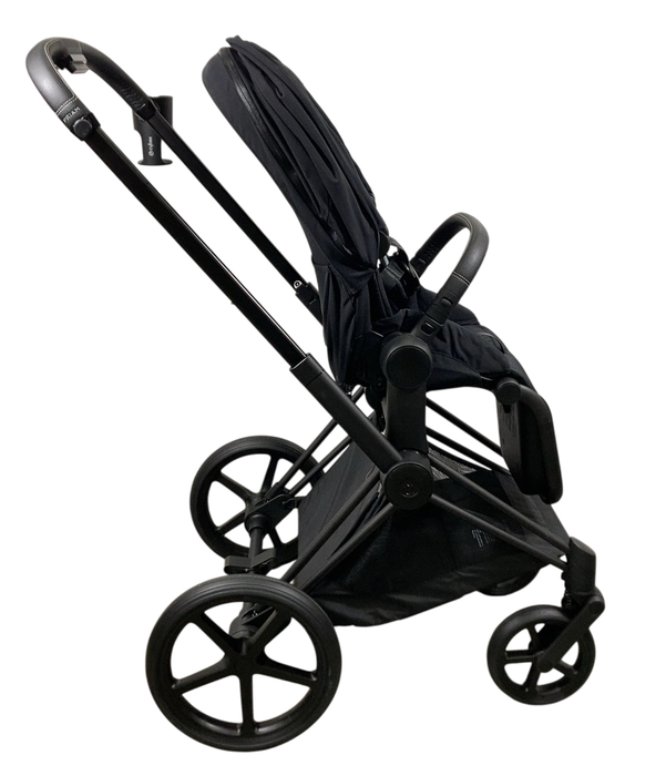 Shop Cybex Priam4 Stroller, 2023, Deep Black, Matt Black at GoodBuy Gear