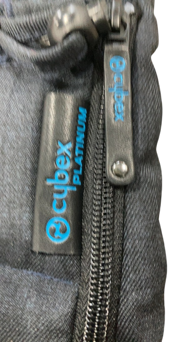 Shop Cybex Platinum Footmuff, True Blue Denim-Navy Blue at GoodBuy Gear