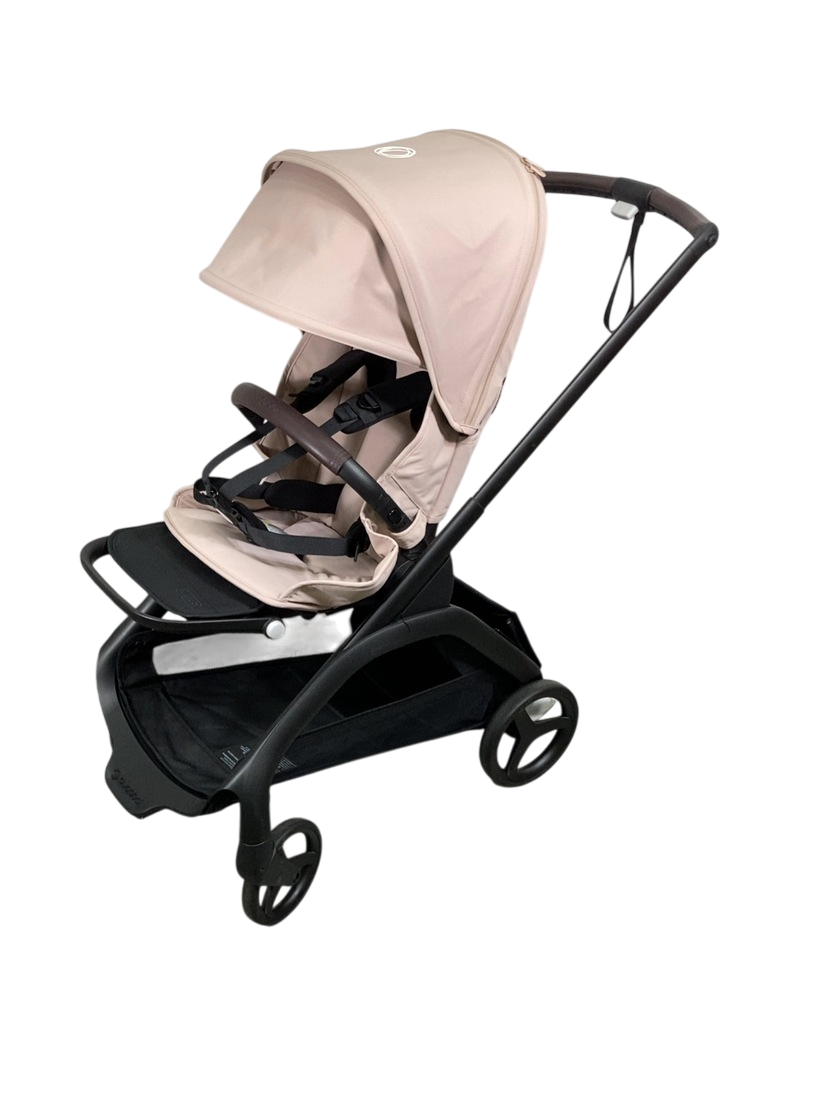 Bugaboo Dragonfly Stroller, 2024, Black, Desert Taupe, Desert Taupe