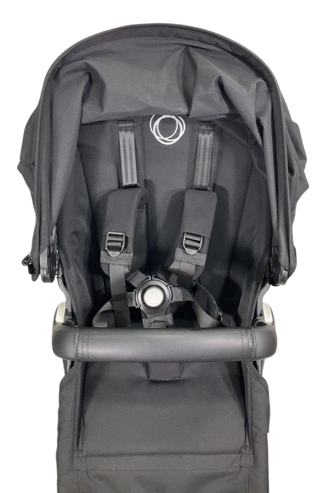 Shop Bugaboo Donkey 5 Duo Extension Set, 2024, Black, Midnight Black, Midnight Black, with Canopy at GoodBuy Gear