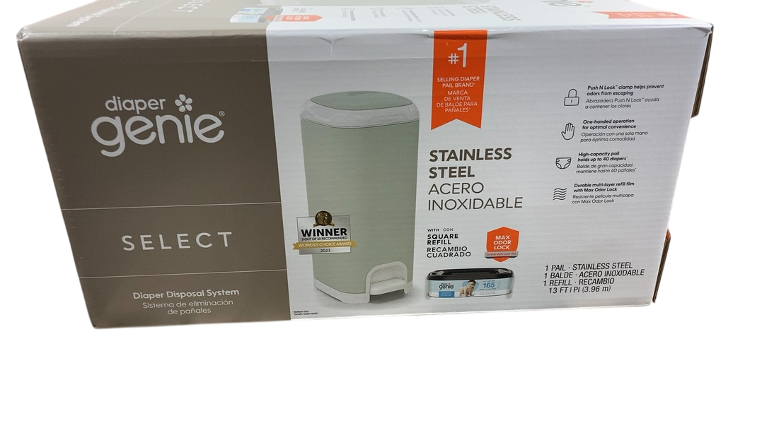 Shop Diaper Genie Select Diaper Pail Gift Set, Sage Green at GoodBuy Gear