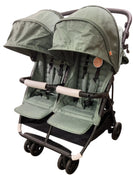 Shop Zoe The Twin V2 Double Stroller, Forest, 2025 at GoodBuy Gear