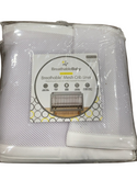 Shop Breathable Baby Mesh Crib Liner, Full Size/4 Sides, White at GoodBuy Gear
