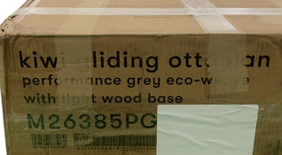 Shop Babyletto Kiwi Gliding Ottoman, Performance Grey Eco-Weave with Light Wood Base at GoodBuy Gear