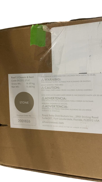 Shop Silver Cross Reef 2 Stroller, 2022, Stone at GoodBuy Gear