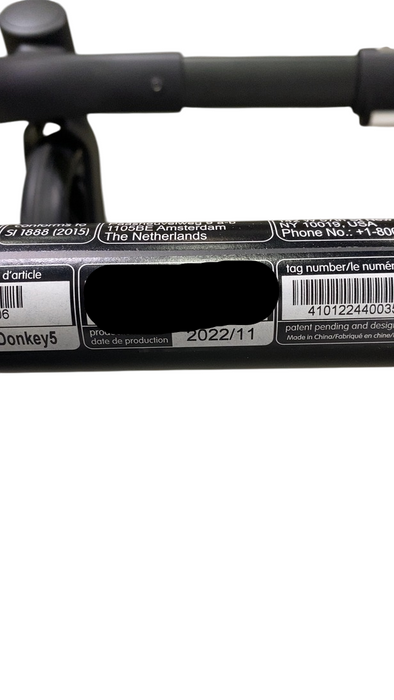 Shop Bugaboo Donkey 5 Mono Stroller Frame Only, 2022, Black at GoodBuy Gear