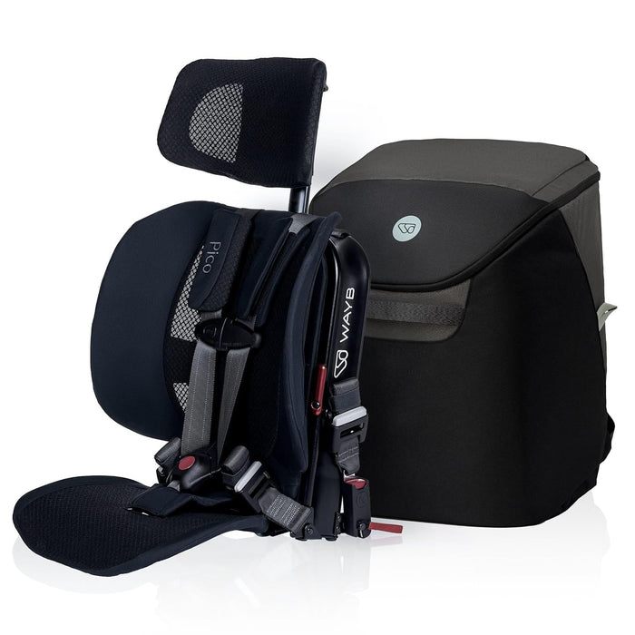 Shop WAYB Pico Portable Car Seat Bundle, Jet, with Carry Bag, 2025 at GoodBuy Gear