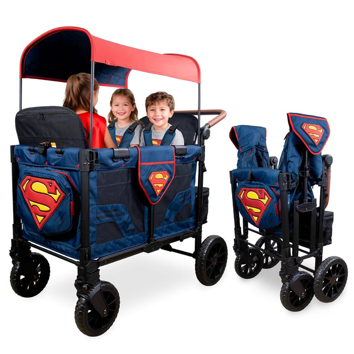 Wonderfold W4 Luxe Pro Stroller Wagon, 2025, Special Edition Superman