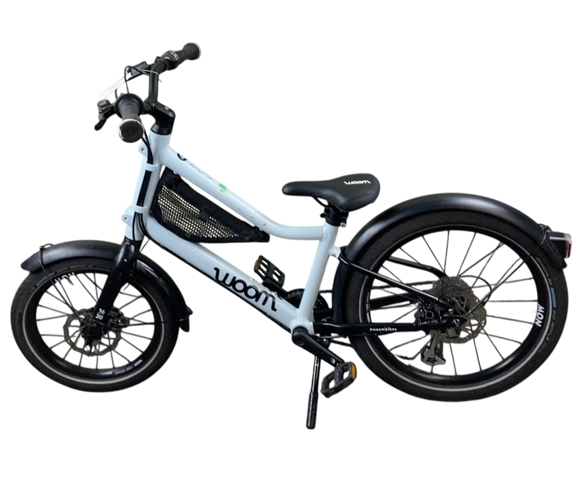 Shop Woom NOW 4 Bike, Ice Blue/Carbon Black at GoodBuy Gear