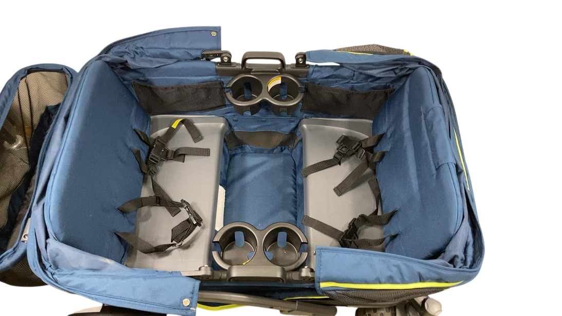 Shop Gladly Family Anthem4 Classic 4 Seater All Terrain Wagon Stroller, Neon Indigo at GoodBuy Gear