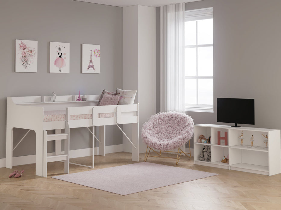 BK Furniture Hamilton Loft Bed with Storage