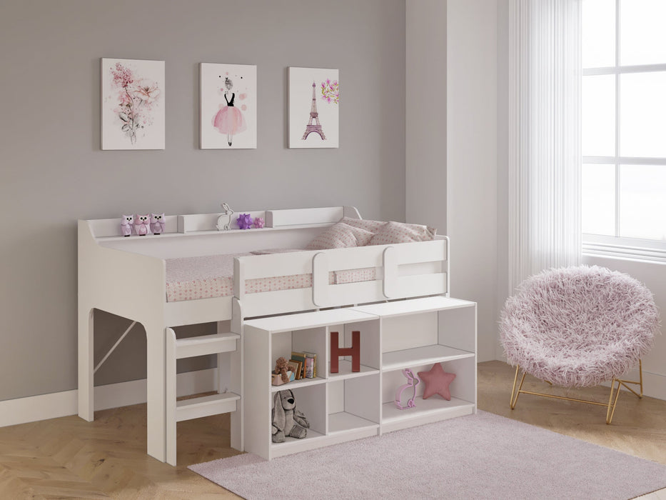 BK Furniture Hamilton Loft Bed with Storage