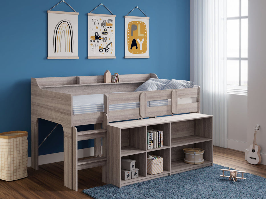 BK Furniture Hamilton Loft Bed with Storage