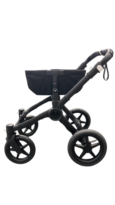 Shop Bugaboo Donkey 5 Duo Stroller Frame, Black, 2024, Frame and Side Basket at GoodBuy Gear