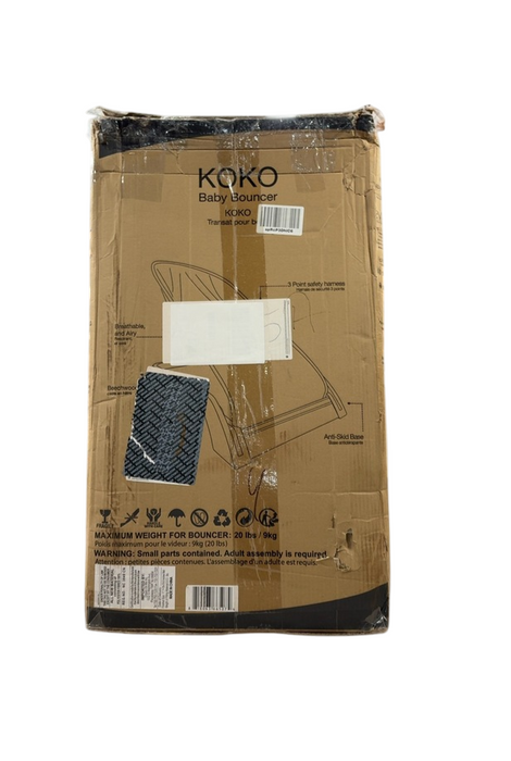 Shop Evolur Koko Portable Infant Bouncer, Black at GoodBuy Gear