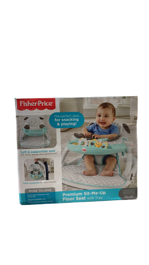 Shop Fisher Price Premium Sit-Me-Up Floor Seat with Toy Tray, Lamb at GoodBuy Gear