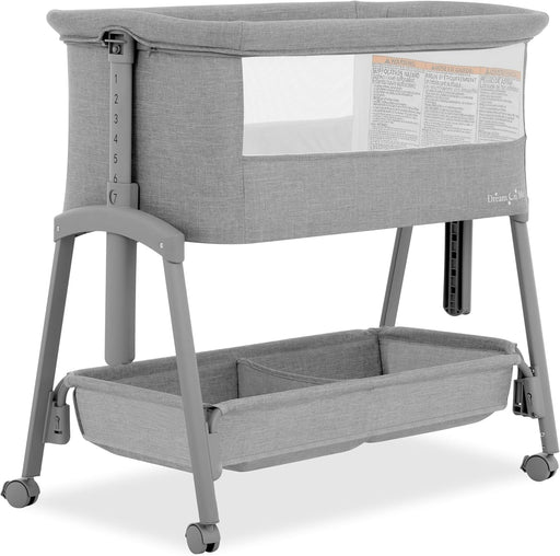Shop Dream On Me Calypso Bedside Bassinet, Grey at GoodBuy Gear